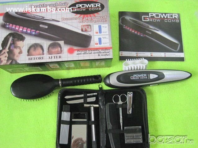 Лазерна четка за косопад Power Grow Comb - код 0286, снимка 1 - Аксесоари за коса - 13310677