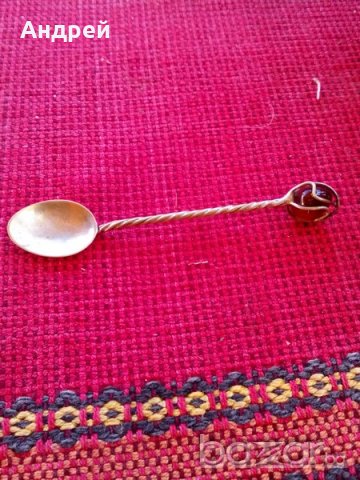 Старинна лъжичка,лъжица, снимка 4 - Антикварни и старинни предмети - 19212558