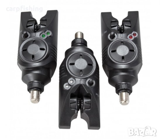 НОВО Сигнализатори Carpmax Hy-Tec System 3+1, снимка 2 - Такъми - 20981514