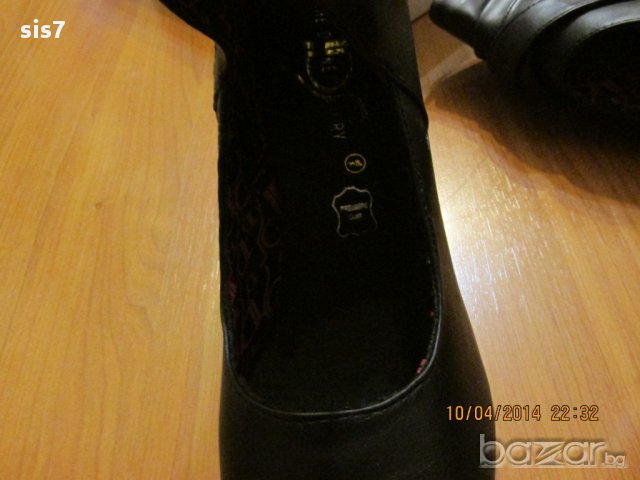 модерни обувки тип бота внос от Англия номер 40, снимка 6 - Дамски обувки на ток - 10884216