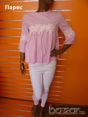  дамска блуза- топ розово , снимка 1 - Тениски - 17915608