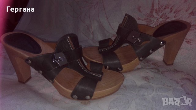 сабо естествена кожа 