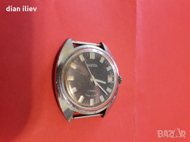 Стар механичен часовник-Восток , снимка 9 - Антикварни и старинни предмети - 25299341