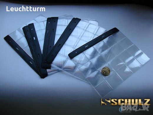 Допълнителни листи за албуми КОМПАКТ , SCHULZ за монети, снимка 4 - Нумизматика и бонистика - 24190051