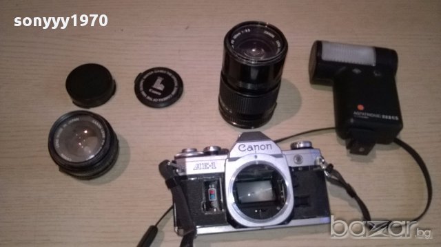 Canon+agfa-profi комплект-made in japan-внос швеицария, снимка 8 - Фотоапарати - 13662431