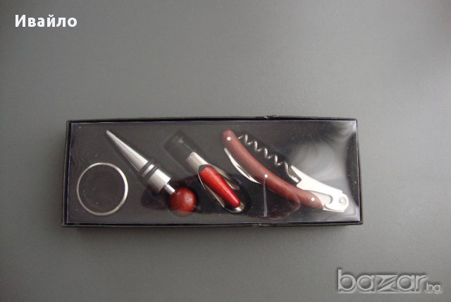 Подаръчен комплект за вино, снимка 3 - Аксесоари за кухня - 11488005