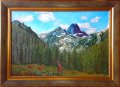 Мальовица, Рила планина - маслени бои, платно , снимка 1 - Картини - 10733587