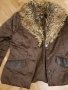 Продавам тъмно кафяво яке с пухена яка, снимка 3