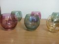 Стъклени чаши чашки за аперитив, снимка 1 - Антикварни и старинни предмети - 22081517