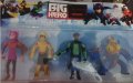 Героичната шесторка big hero 4 бр пластмасови фигурки играчки за игра и украса на торта