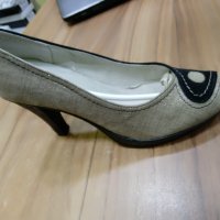№36 Нови Ест Велур Висок Ток , снимка 3 - Дамски елегантни обувки - 23723761