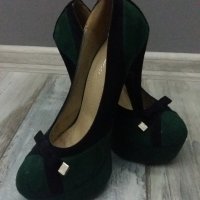 Обувки на платформа , снимка 1 - Дамски обувки на ток - 23753761