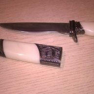 Красив и стилен нож с кания-21/4см-внос швеицария, снимка 11 - Антикварни и старинни предмети - 16095360