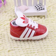 бебешки маратонки буйки обувки адидас adidas baby  red, снимка 5 - Детски маратонки - 8007099