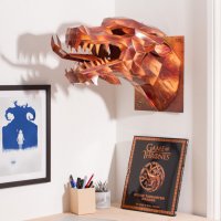 3D Маска - Game of Thrones House Targaryen Dragon Mask and Wall Mount, снимка 2 - Други ценни предмети - 22752830