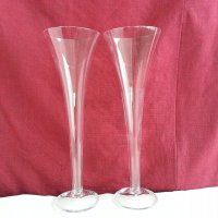 две кристални високи ритуални чаши, снимка 1 - Чаши - 20121770