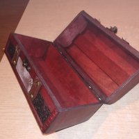 ретро дървена кутия с дръжка-20х11х11см-внос швеицария, снимка 10 - Антикварни и старинни предмети - 20978246