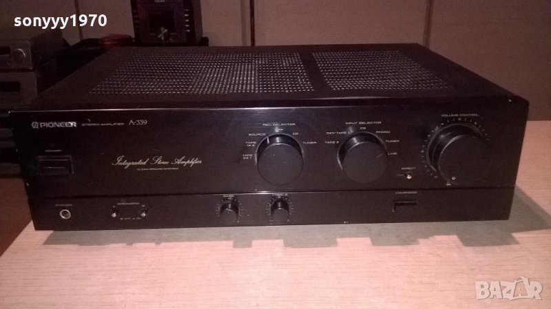 pioneer a-339 stereo amplifier-made in japan-410w-внос швеицария, снимка 1