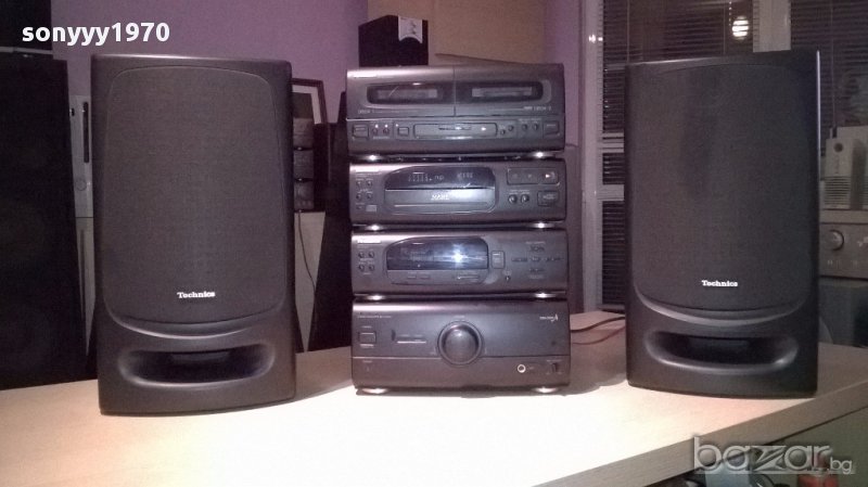 technics-amplifier+tuner/rds+cd+deck2/dolby/revers-швеицария, снимка 1