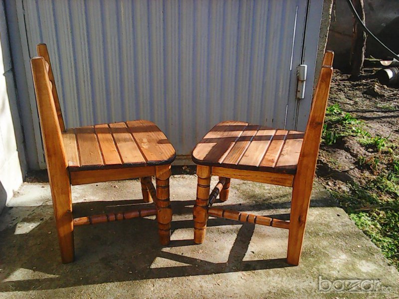 дървени маси и столчета, снимка 1