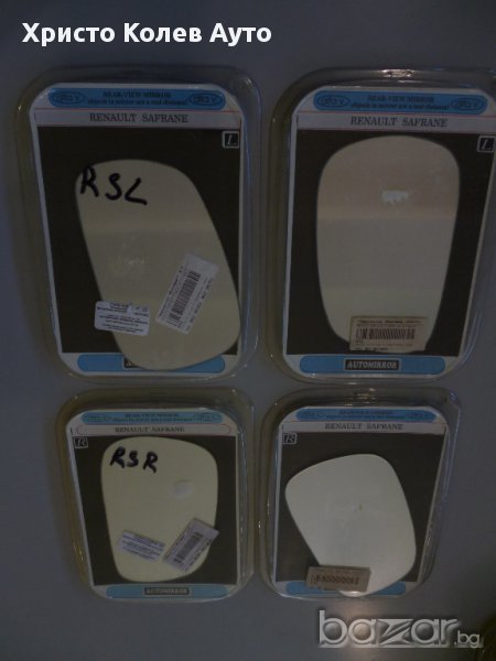 Стъкло за странично огледало ляво и дясно RENAULT SAFRANE, снимка 1