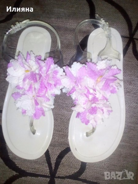 Дамски силиконови сандали номер 38, снимка 1