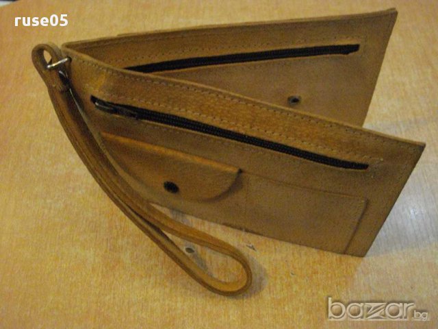 Хюмнетка от естествена кожа от магазин "СБХ" от соца, снимка 2 - Чанти - 10639816