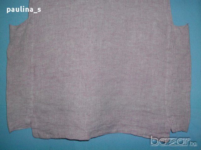Ленена блузка "Salto" / голям размер , снимка 7 - Корсети, бюстиета, топове - 14661234