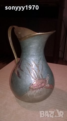 кана-морска тема-мед/месинг-18х16х13см-внос швеицария, снимка 4 - Колекции - 23749128