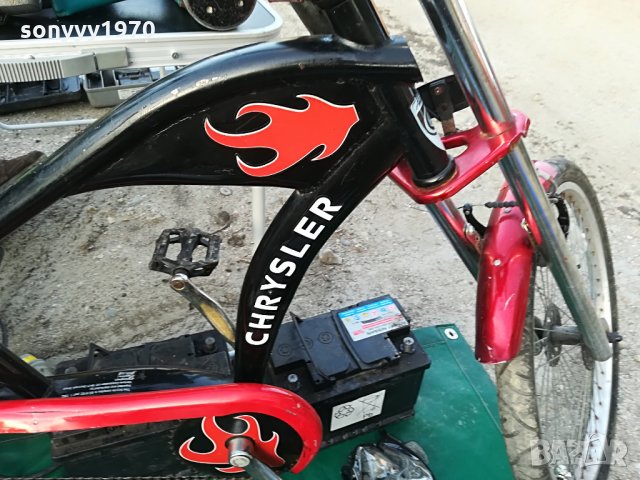 chrysler red low rider-чопър баик-внос англия, снимка 9 - Велосипеди - 25586207
