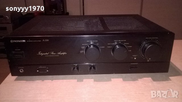 pioneer a-339 stereo amplifier-made in japan-410w-внос швеицария, снимка 1 - Ресийвъри, усилватели, смесителни пултове - 21888400
