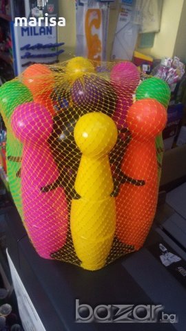 Детски кегли с поставка , снимка 2 - Играчки за стая - 19167677