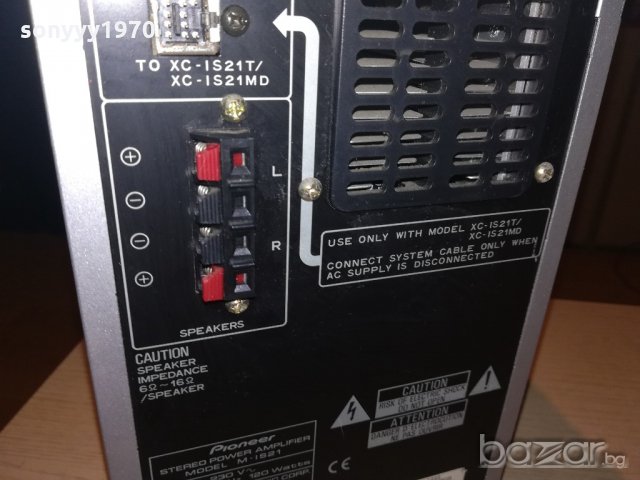 *pioneer m-is21-power amplifier-внос англия, снимка 5 - Ресийвъри, усилватели, смесителни пултове - 20410018