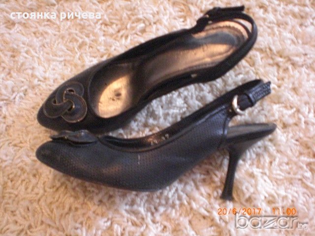 продавам дамски сандали-черни-внос от Германия, снимка 3 - Сандали - 18608936