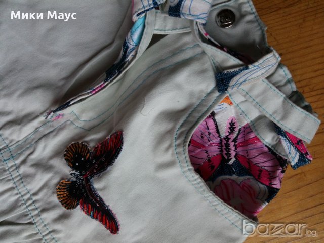 Дънкови поли с пеперуди, снимка 3 - Детски рокли и поли - 18354398