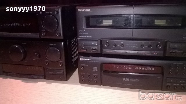 pioneer tuner+cd 6 disc+deck 2-made in japan-внос швеицария, снимка 11 - Ресийвъри, усилватели, смесителни пултове - 12276812