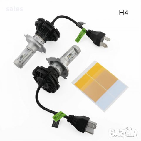 LED крушки за фарове с вентилатор PLATINUM X3, 6000LM, Н4, снимка 11 - Аксесоари и консумативи - 23934854