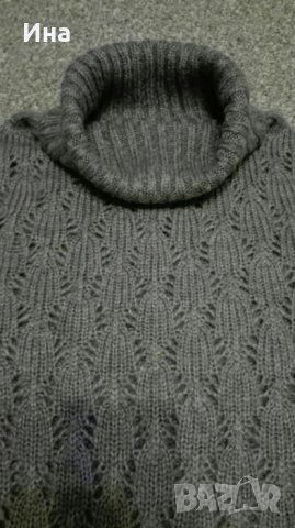 Плетено пончо Теранова р-р 104- 110 см., снимка 2 - Детски пуловери и жилетки - 23963685