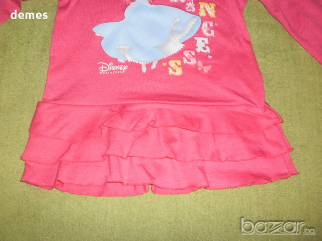     Детска рокля с дълъг ръкав Disney с Принцесите за 18-24 месеца, нова, снимка 4 - Бебешки рокли - 16780677