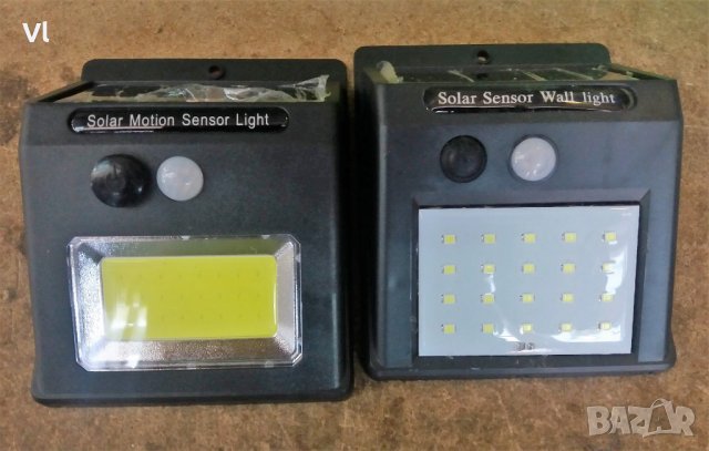 Соларна , 20/25/40 LED лампа за стенен монтаж с PIR датчик за движение, снимка 6 - Лампи за стена - 21101485