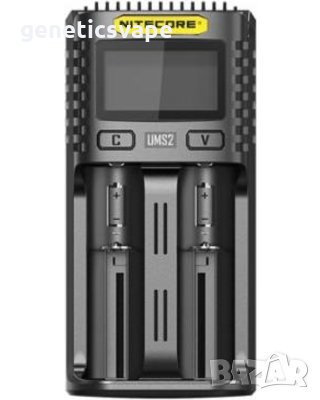 Nitecore UMS2 LCD Screen USB Battery Charger зарядно, снимка 3 - Друга електроника - 24420769