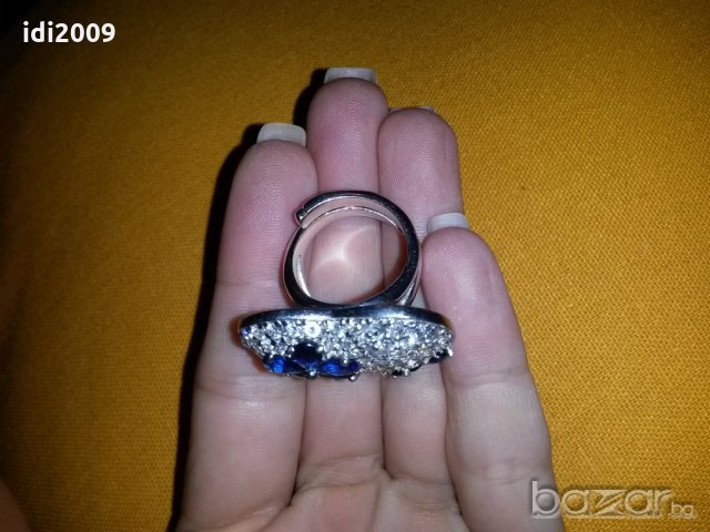 Сребърен масивен пръстен -сърце, снимка 2 - Пръстени - 19212487