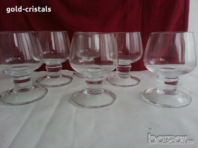  Стъклени чаши за ракия коняк  аперитив, снимка 2 - Антикварни и старинни предмети - 20243915