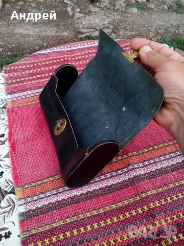 Стара кожена чантичка за инструменти, снимка 6 - Антикварни и старинни предмети - 25659108