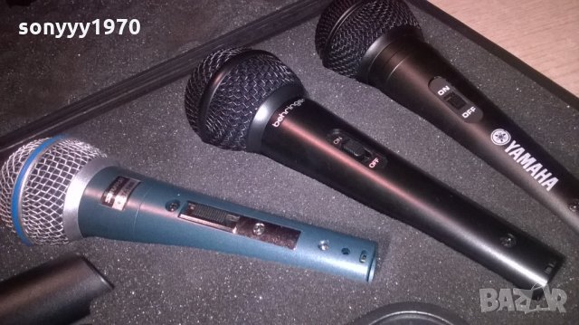 shure & behringer & yamaha-microphone-внос швеицария, снимка 6 - Микрофони - 23840932