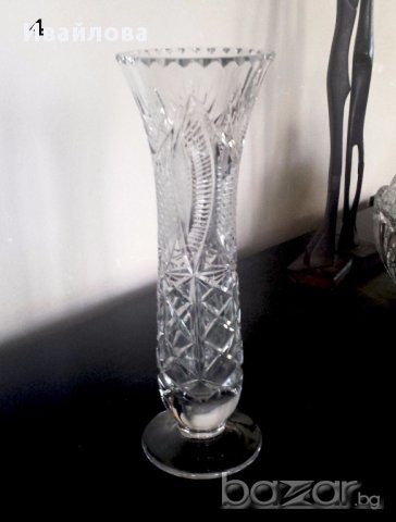 Кристални вази - различни форми и размери, снимка 7 - Други стоки за дома - 14881628
