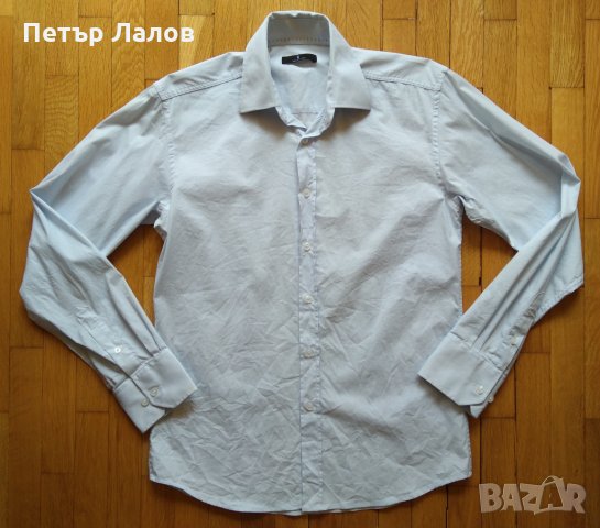 Намалена SELECTED светлосиня риза мъжка, снимка 2 - Ризи - 24859732