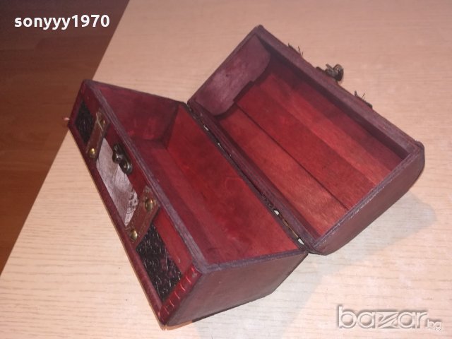 ретро дървена кутия с дръжка-20х11х11см-внос швеицария, снимка 10 - Антикварни и старинни предмети - 20978246