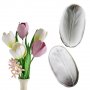 2 бр големи овални листа за лале вейнър силиконов молд форма за направа на цвете украса торта фондан, снимка 1 - Форми - 22397981