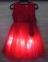 Детска рокля светеща, 7 цвята Размери 90 / 100 / 120 / 160, снимка 1 - Детски рокли и поли - 22343178